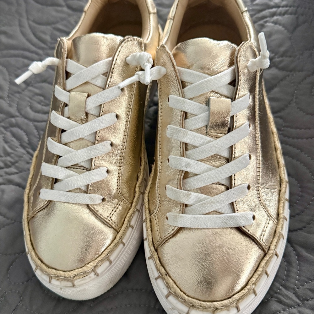 Diba True Em Belish Platform Sneaker - Light Gold